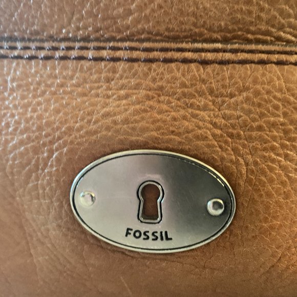 FOSSIL BROWN LEATHER BAG - Picture 2 of 14